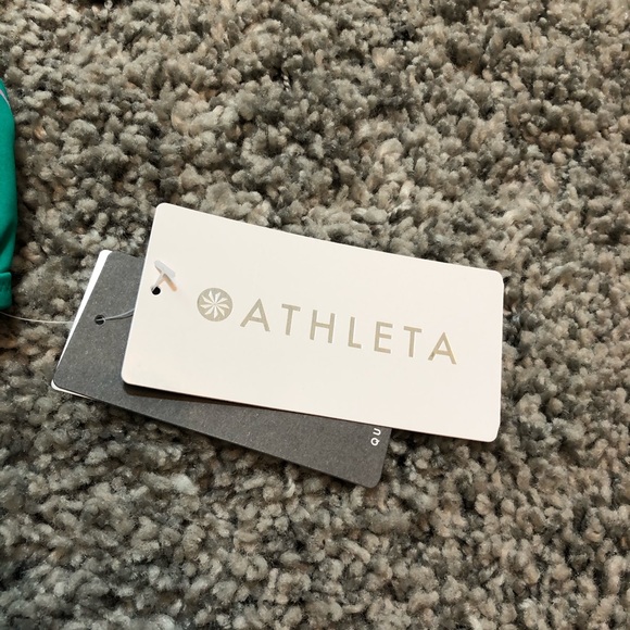 ATHLETA VINTAGE FLORAL TIE BACK BIKINI TOP - Picture 5 of 6